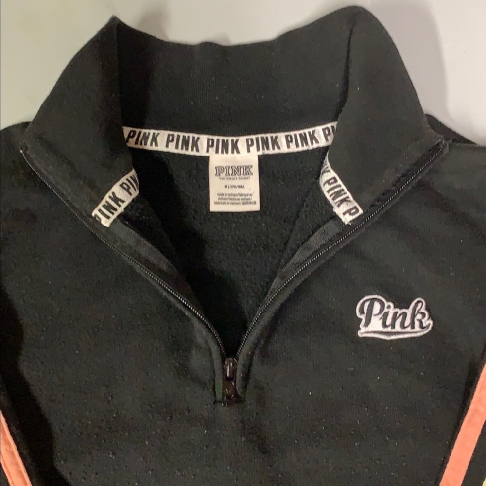 Pink jacket.